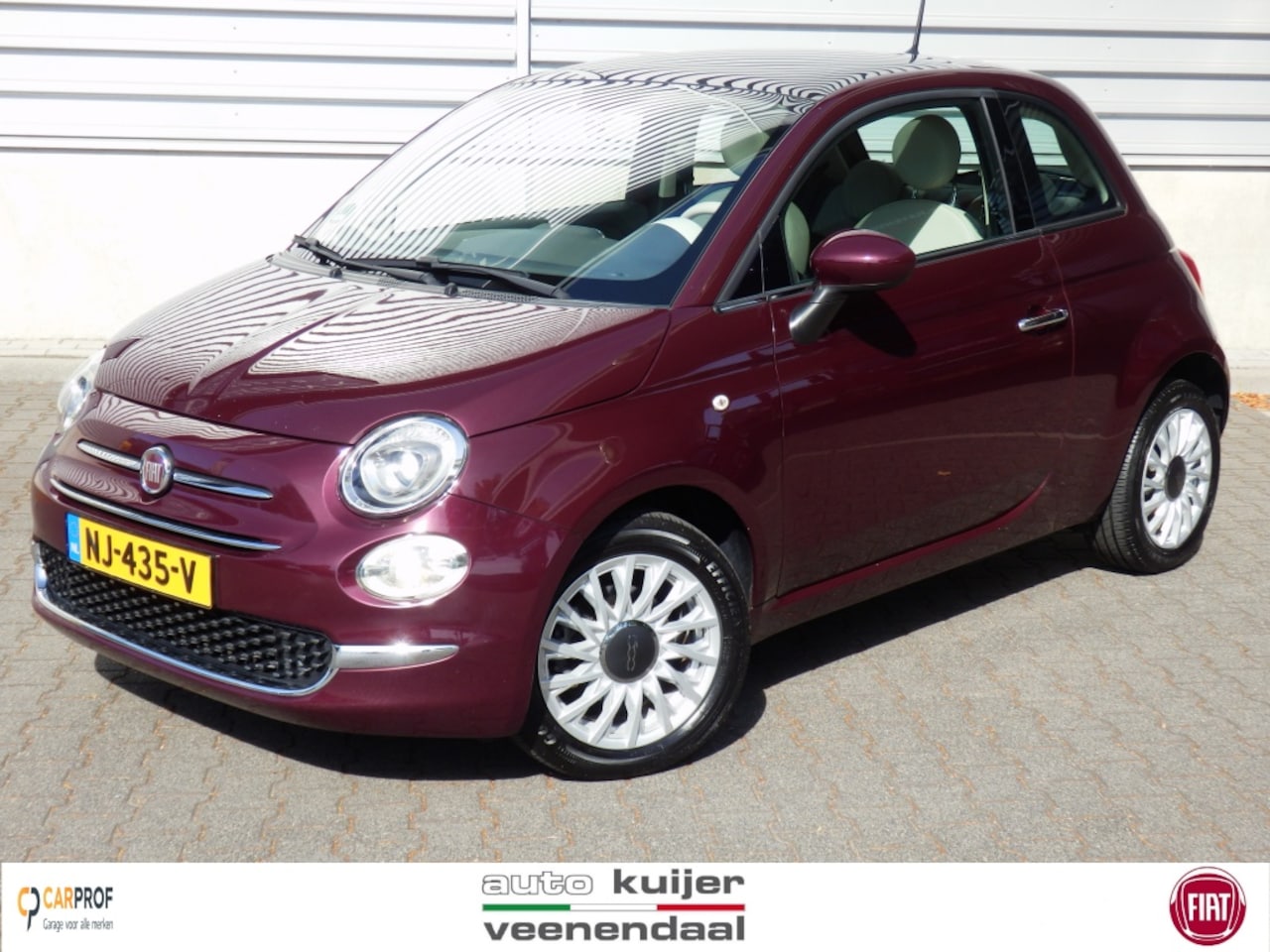 Fiat 500 - 1.2 Lounge 4 cil. I Panorama dak I Airco I - AutoWereld.nl