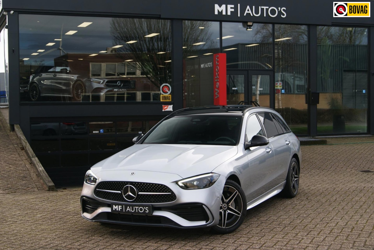 Mercedes-Benz C-klasse Estate - 300e AMG Line Limited|Pano|HUD|360º|Digital Light|Sfeer - AutoWereld.nl