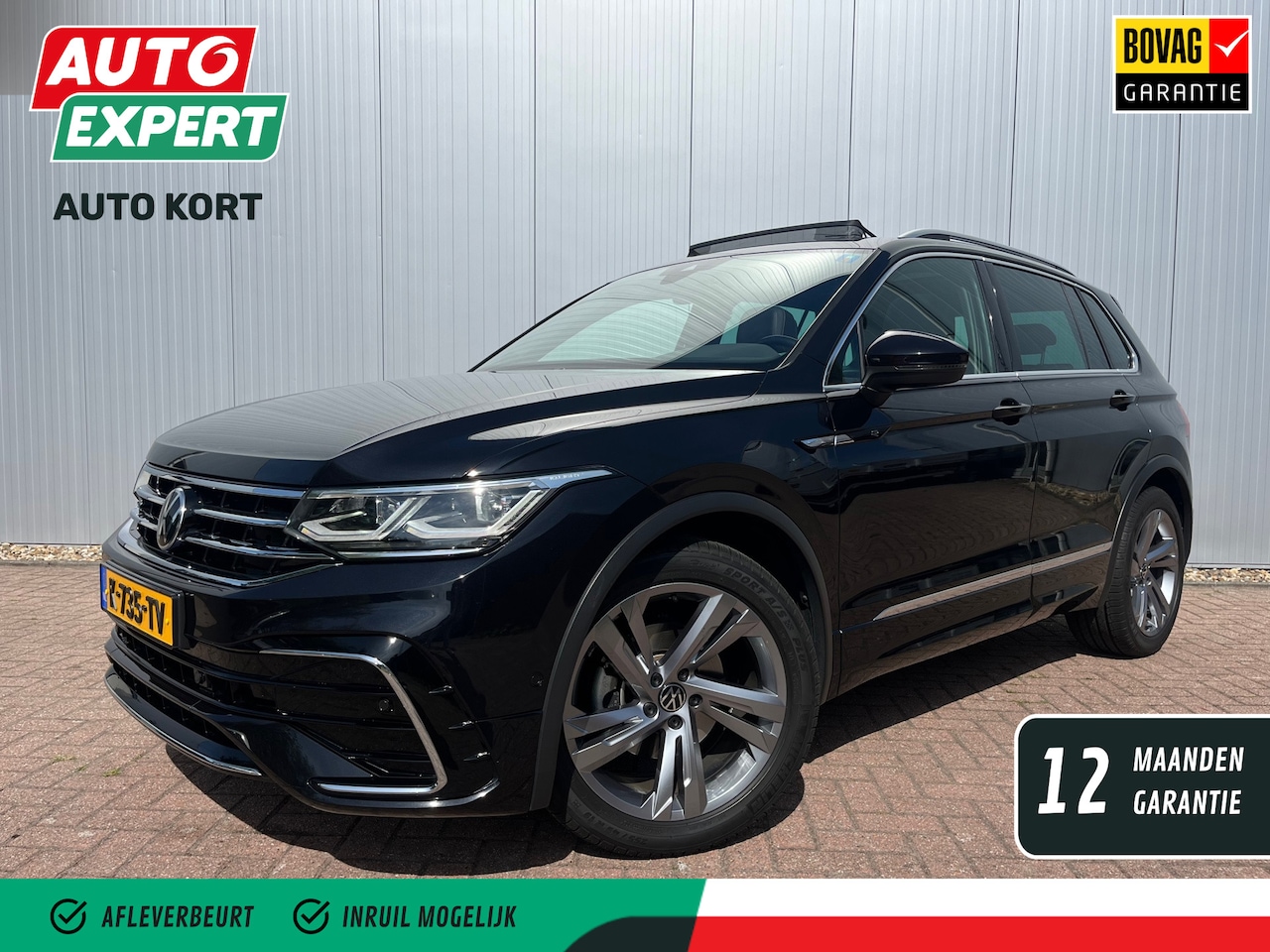 Volkswagen Tiguan - 1.5 TSI R-Line Business+ | Elektr. trekhaak | Schuif-/kanteldak | Lederen bekleding | Stoe - AutoWereld.nl