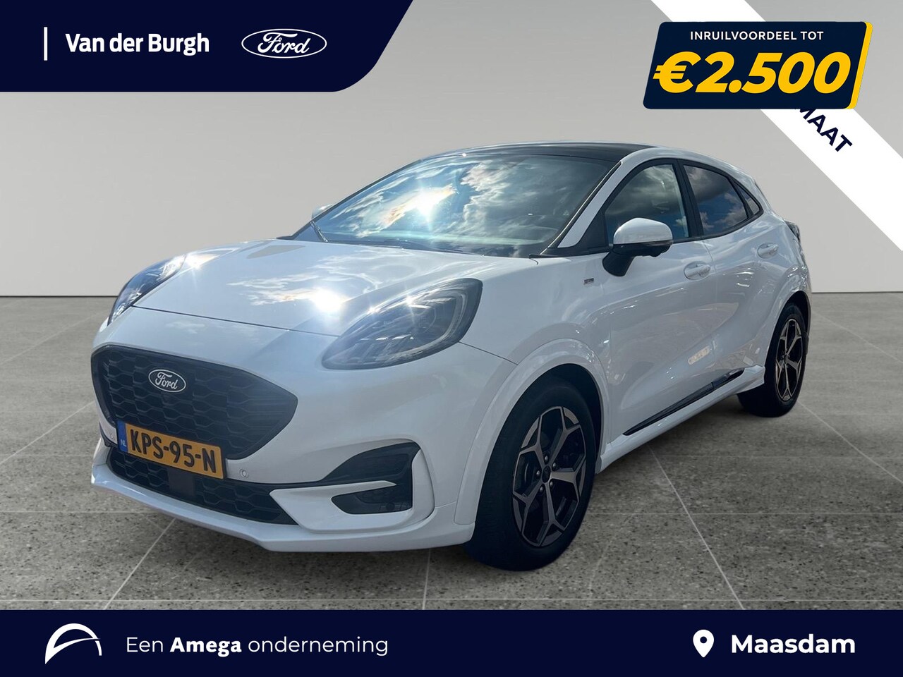 Ford Puma - ST-Line 1.0 EcoBoost Hybrid 125pk automaat Afneembare trekhaak - Panoramadak - Full Option - AutoWereld.nl