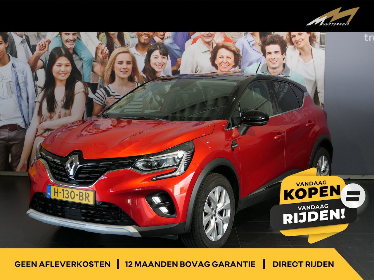 Renault Captur - 1.0 TCe 100 Intens *Dealer onderhouden!* - Camera - Navi - Sensor V+A - AutoWereld.nl