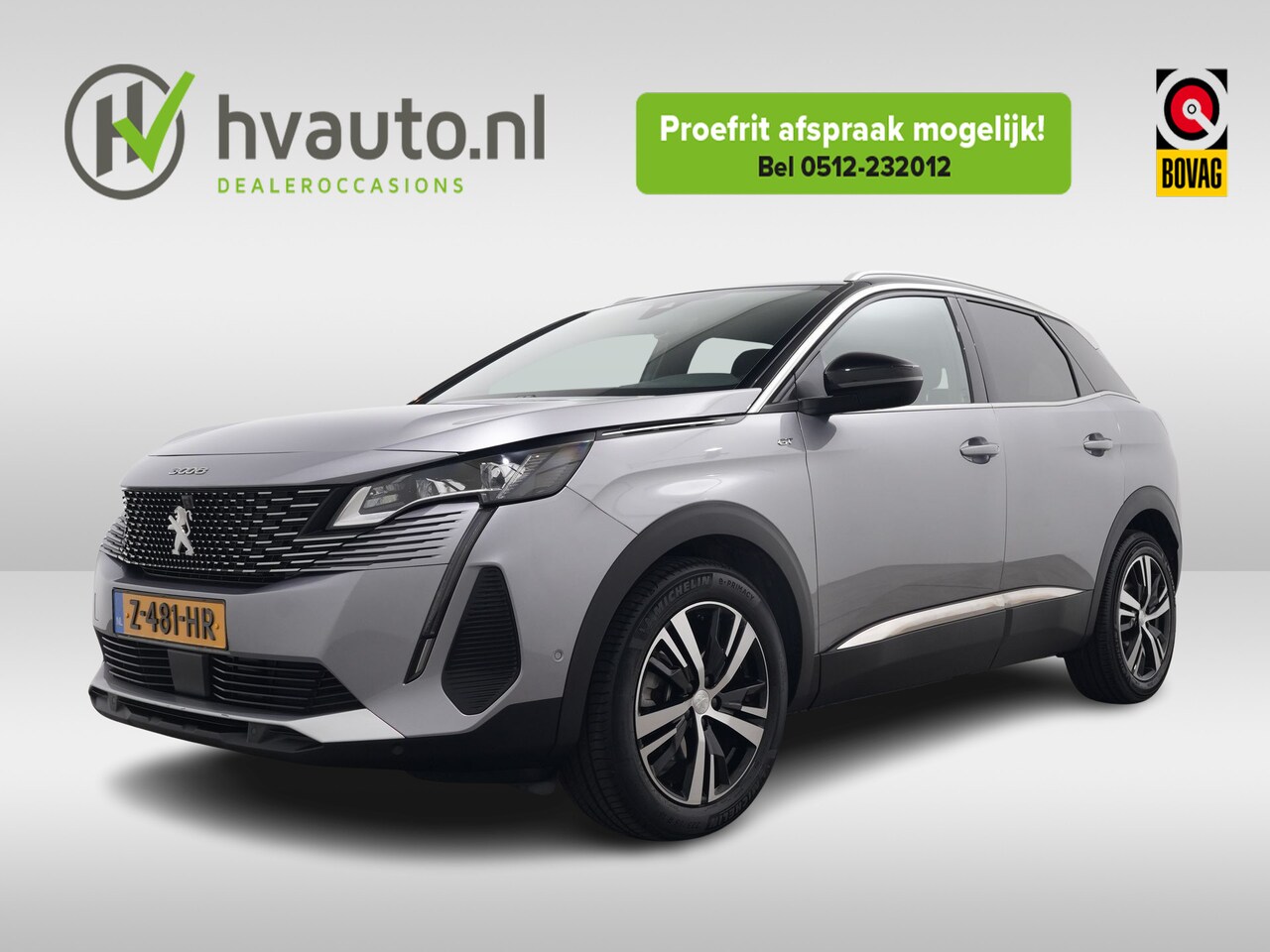 Peugeot 3008 - 1.2 HYBRID 145PK GT E-DCS6 | Navi | Cruise Adaptief | 360 camera - AutoWereld.nl