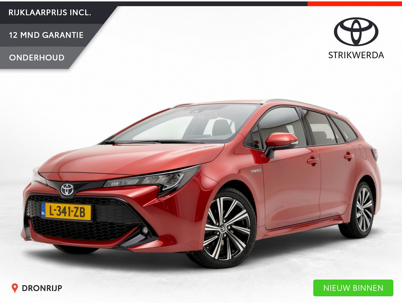 Toyota Corolla Touring Sports - 1.8 Hybrid TeamNL | Stoelverwarming | Camera | Climate | Keyless | Carplay - AutoWereld.nl