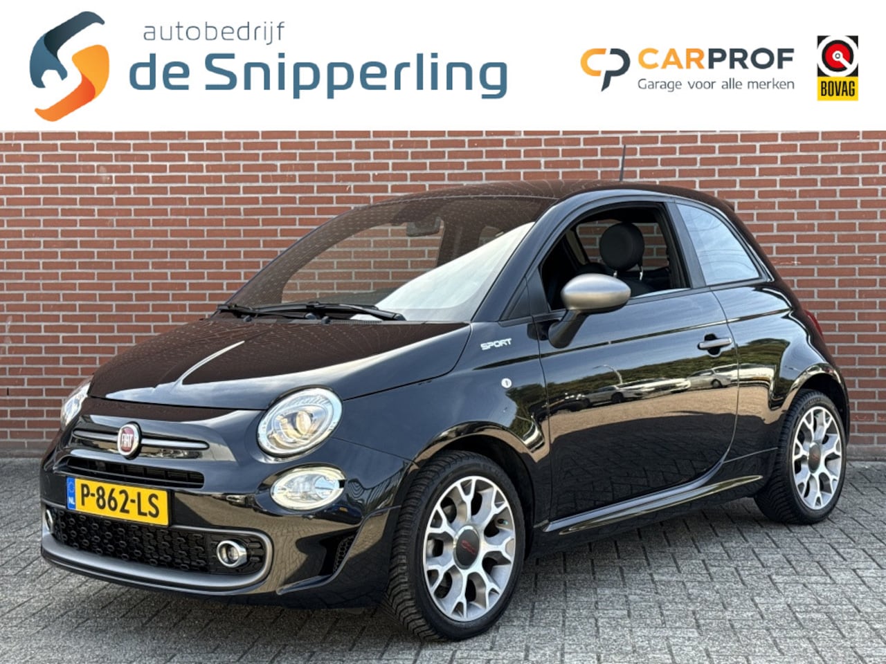 Fiat 500 - 1.0 Hybrid Sport PANO CARPLAY CLIMA PDC LMV CRUISE - AutoWereld.nl
