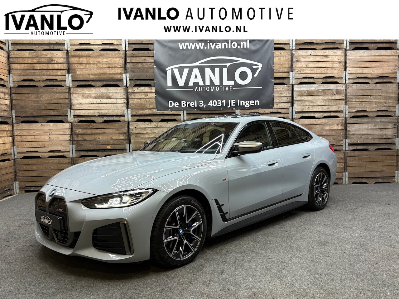 BMW i4 - M50 High Executive 84 kWh Schuif-kanteldak 360 navi Clima LM - AutoWereld.nl
