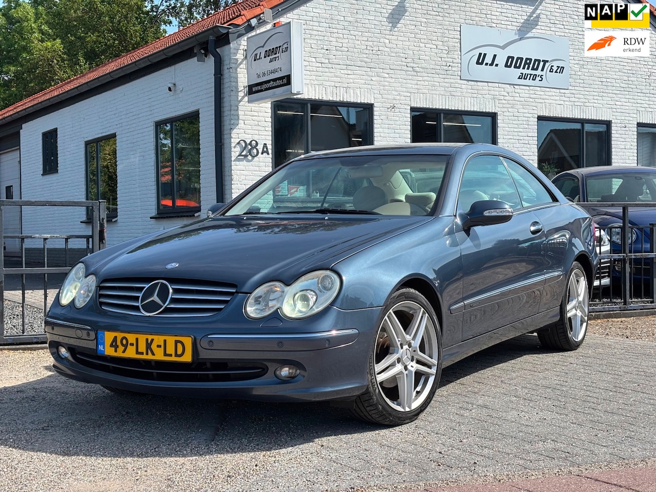 Mercedes-Benz CLK-klasse Coupé - 240 Elegance mooie auto ! - AutoWereld.nl