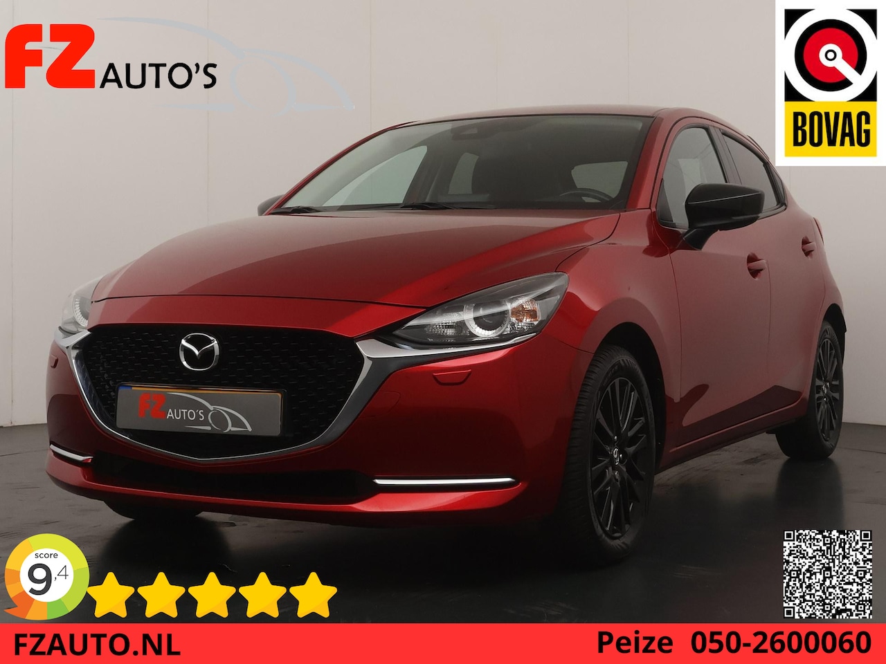 Mazda 2 - 1.5 Skyactiv-G Sportive - Apple Carplay/Android Auto - LED Koplampen - Lichtmetalen Velgen - AutoWereld.nl