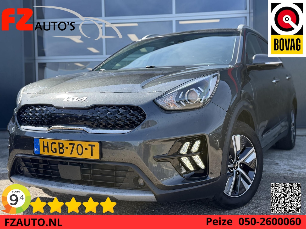 Kia Niro - 1.6 GDi PHEV BusinessLine Automaat - Navigatie - Apple Carplay/Android Auto - Achteruitrij - AutoWereld.nl