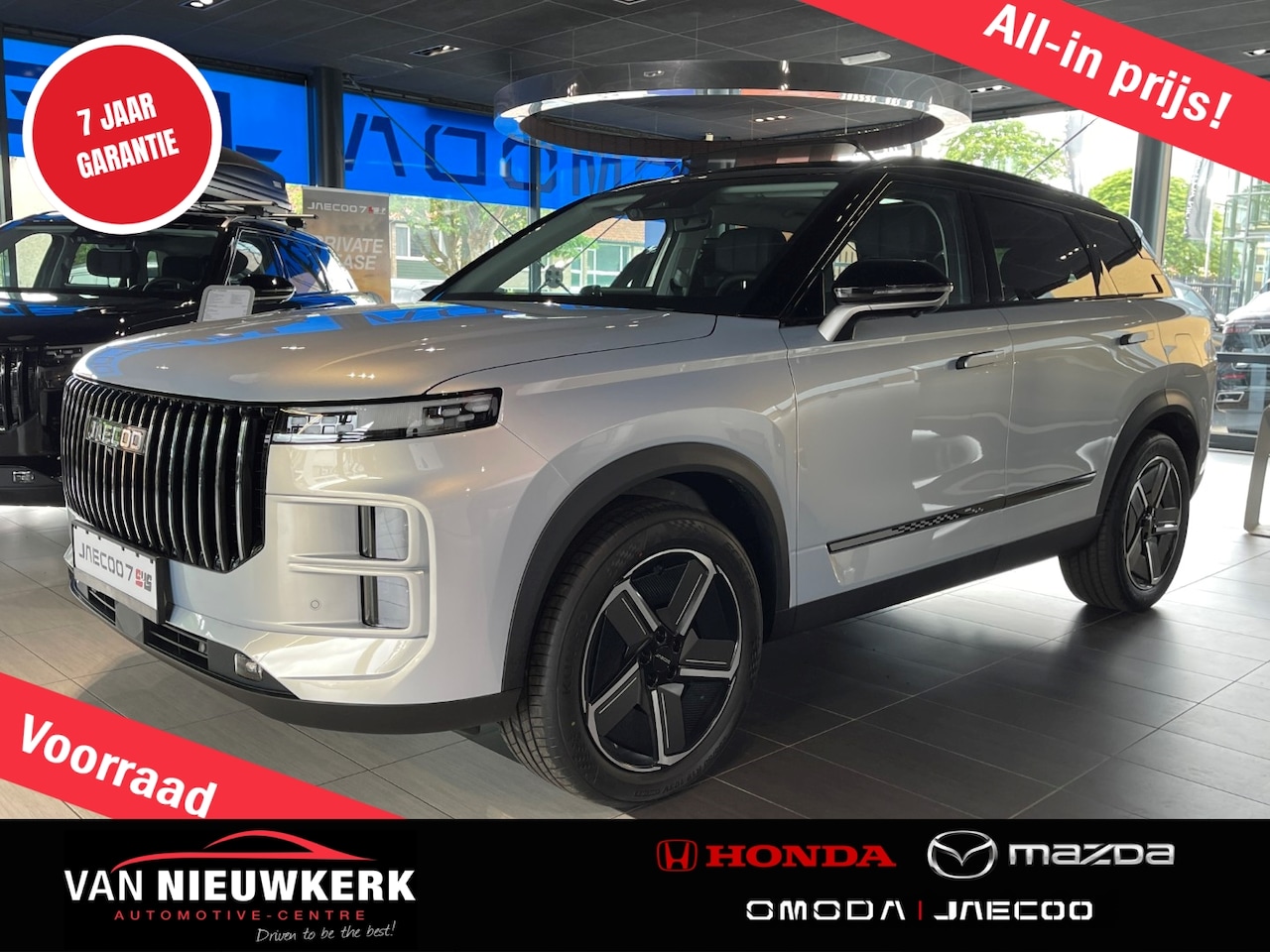 Jaecoo 7 - 1.5 TGDi 348pk Aut Exclusive Voorraad Aktie Snel Leverbaar | 7 jaar Garantie | Leer | Pano - AutoWereld.nl