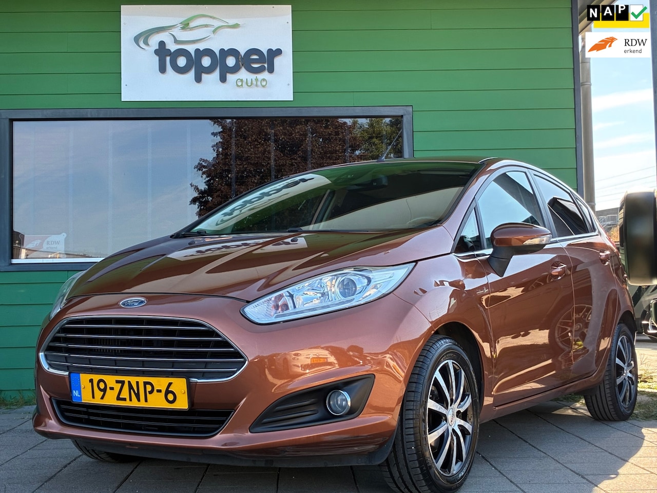 Ford Fiesta - 1.0 EcoBoost Titanium|1e Eigenaar|CruiseControl|Climatronic|Elektr.ramen|Nieuwe APK|NAP| - AutoWereld.nl
