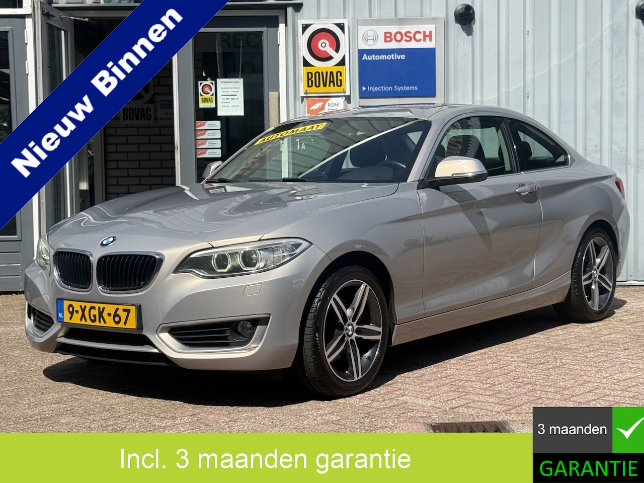 BMW 2-serie Coupé - 220i Executive | AUTOMAAT | SCHUIFDAK | XENON | TREKHAAK | - AutoWereld.nl