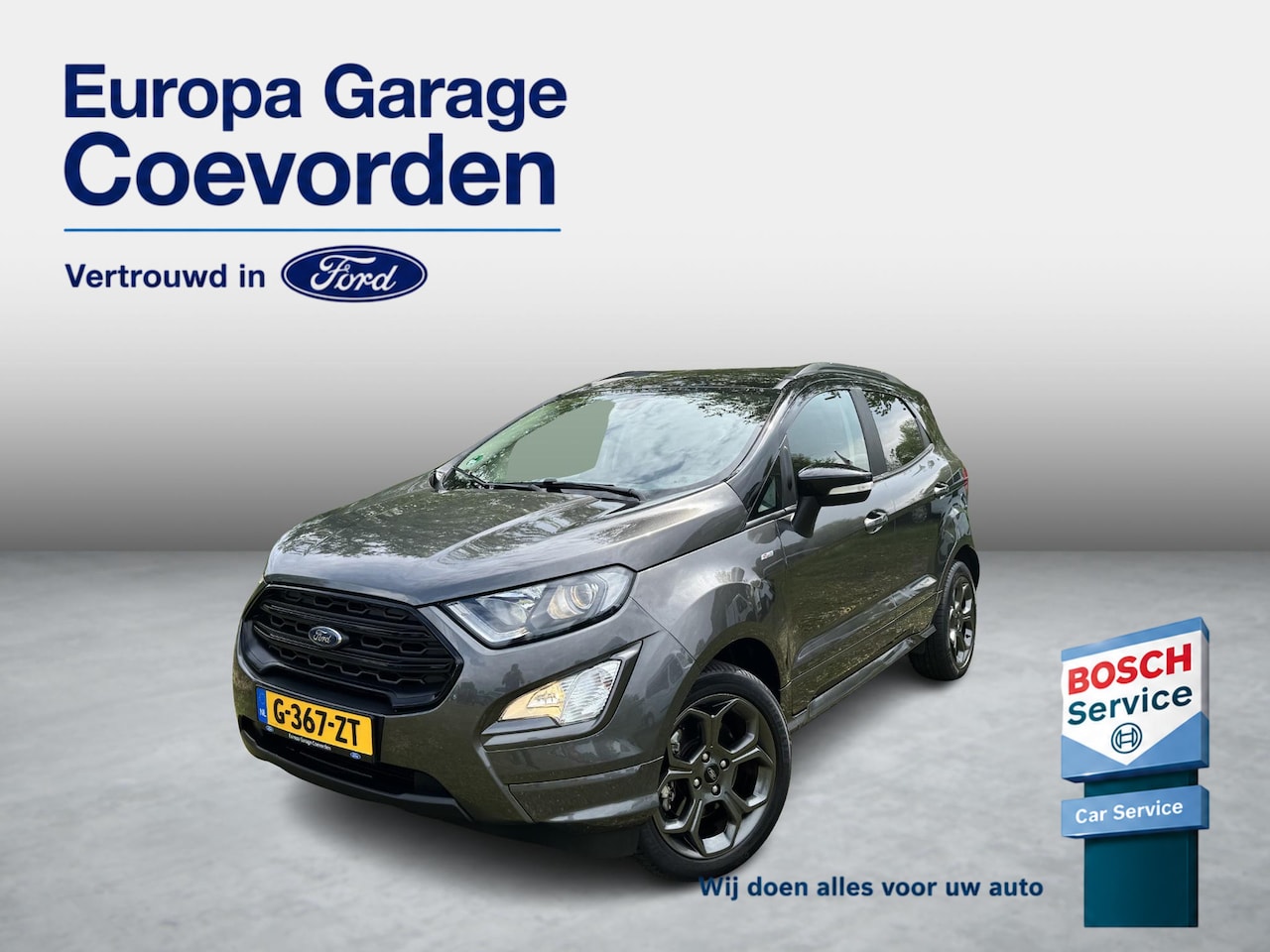 Ford EcoSport - 1.0 EB 125PK ST-Line automaat | B&O | KEYLESS | WINTERPACK | DEALER OND. | 2-TONE | - AutoWereld.nl
