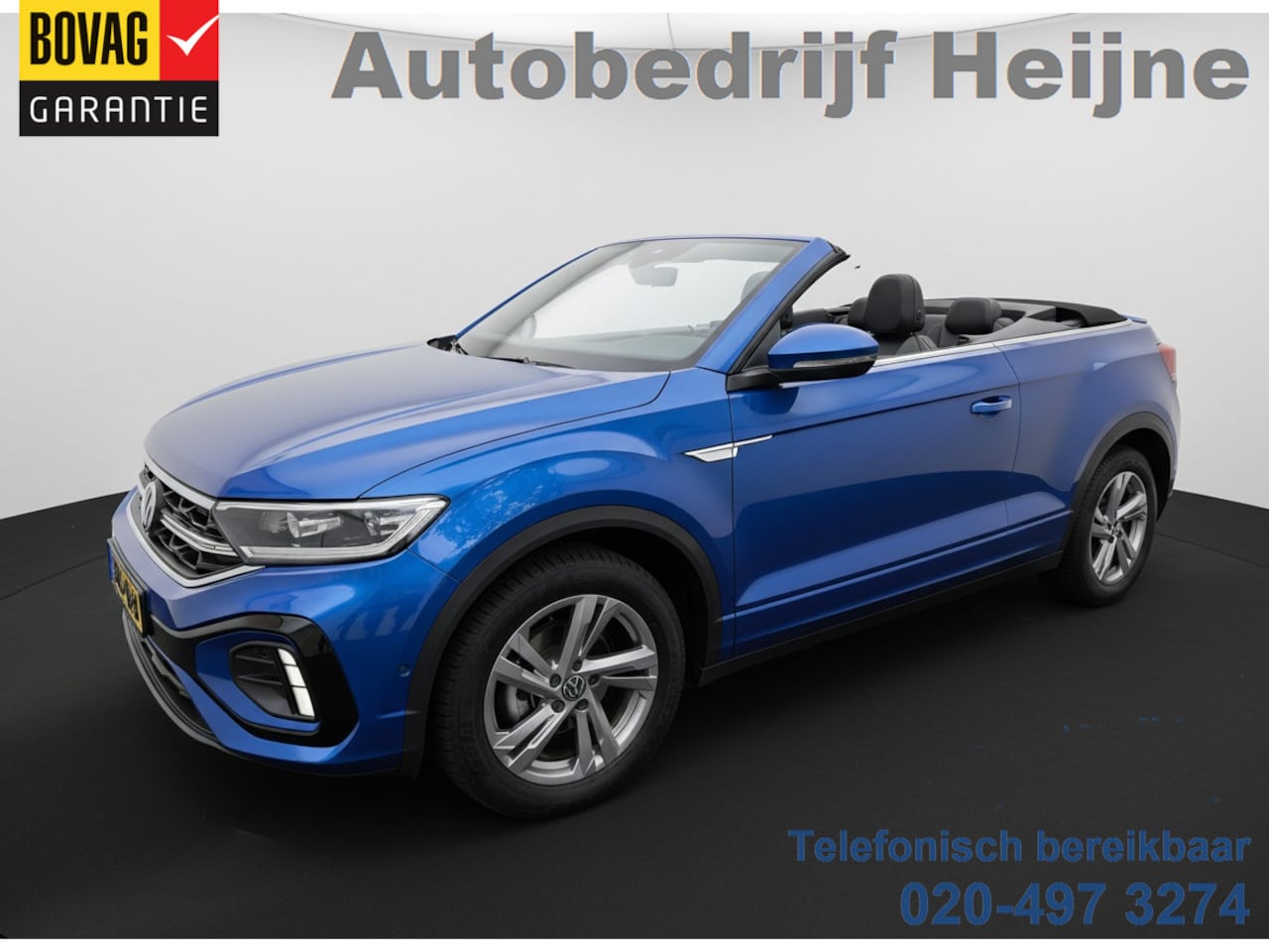 Volkswagen T-Roc Cabrio - 1.5 TSI 150PK DSG R-LINE SPORT LED/NAVI/CARPLAY/TREKHAAK - AutoWereld.nl