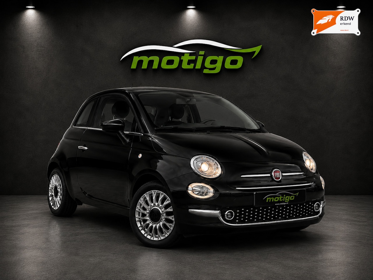 Fiat 500 - 1.2 Lounge/BTW auto/Pano/Carplay/Cruise/airco/lm - AutoWereld.nl