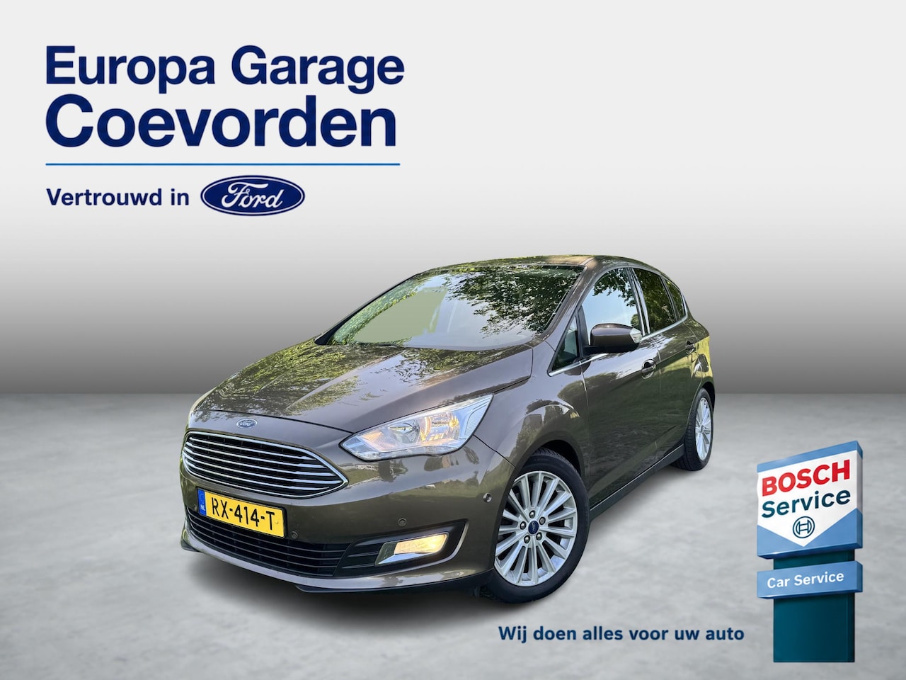 Ford C-Max - 1.0 EB 125PK Titanium | DEALER OND. | TREKHAAK | KEYLESS | NAVI | CLIMA | CRUISE | - AutoWereld.nl