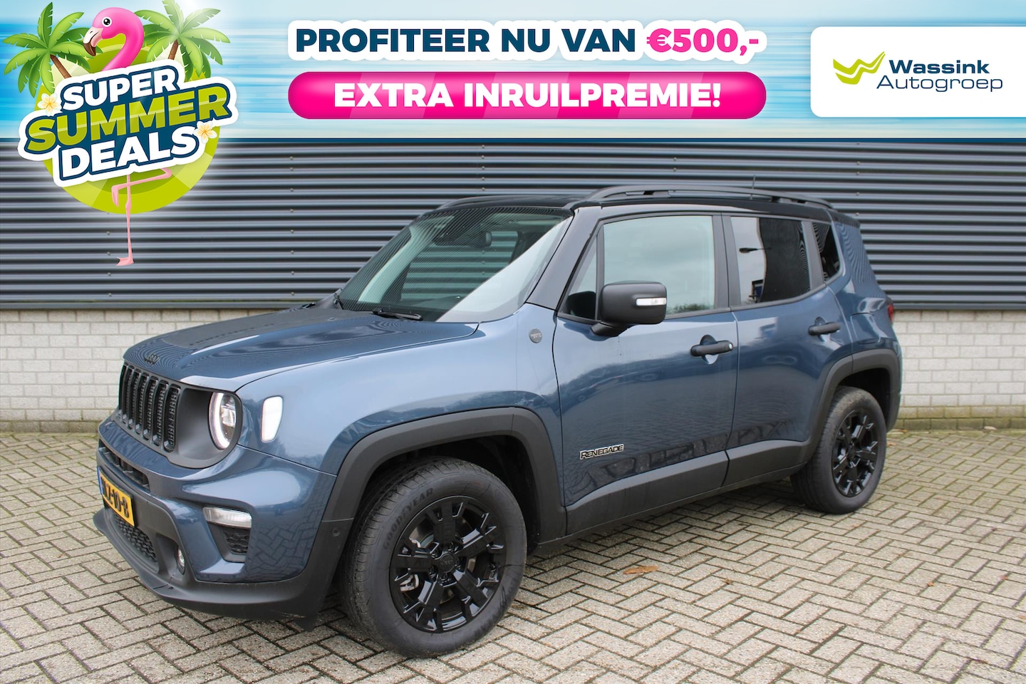 Jeep Renegade - 4xe 240pk PHEV 4WD Automaat North Star | Winter Pack | SUMMERDEAL | Tech Pack | Panoramada - AutoWereld.nl