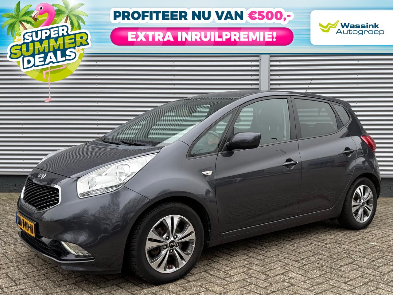 Kia Venga - 1.4 CVVT 90pk DynamicPlusLine | Summer Deals | NL Auto | 1E Eigenaar | Navigatie | Camera - AutoWereld.nl