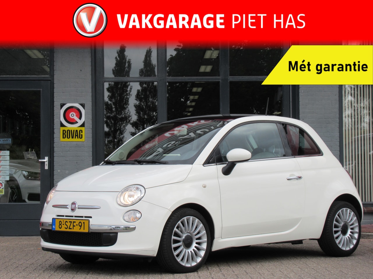 Fiat 500 - 0.9 TwinAir Lounge | Airco | Panoramadak | Reservewiel | ISOFIX | LM-Velgen | Zuinig | - AutoWereld.nl