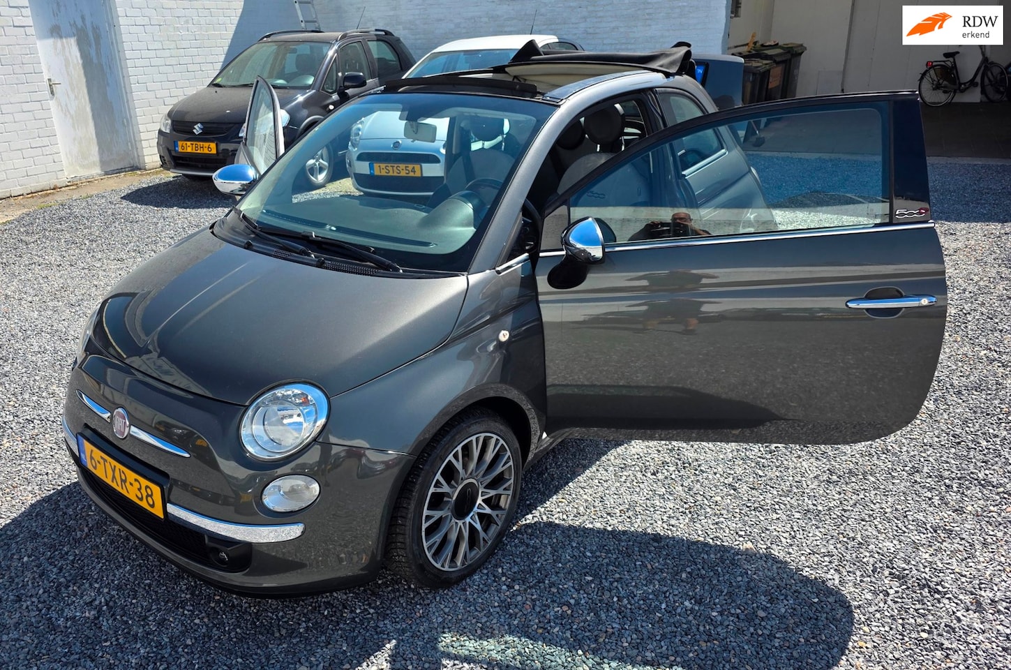 Fiat 500 C - 0.9 TwinAir Turbo Lounge carbio - AutoWereld.nl