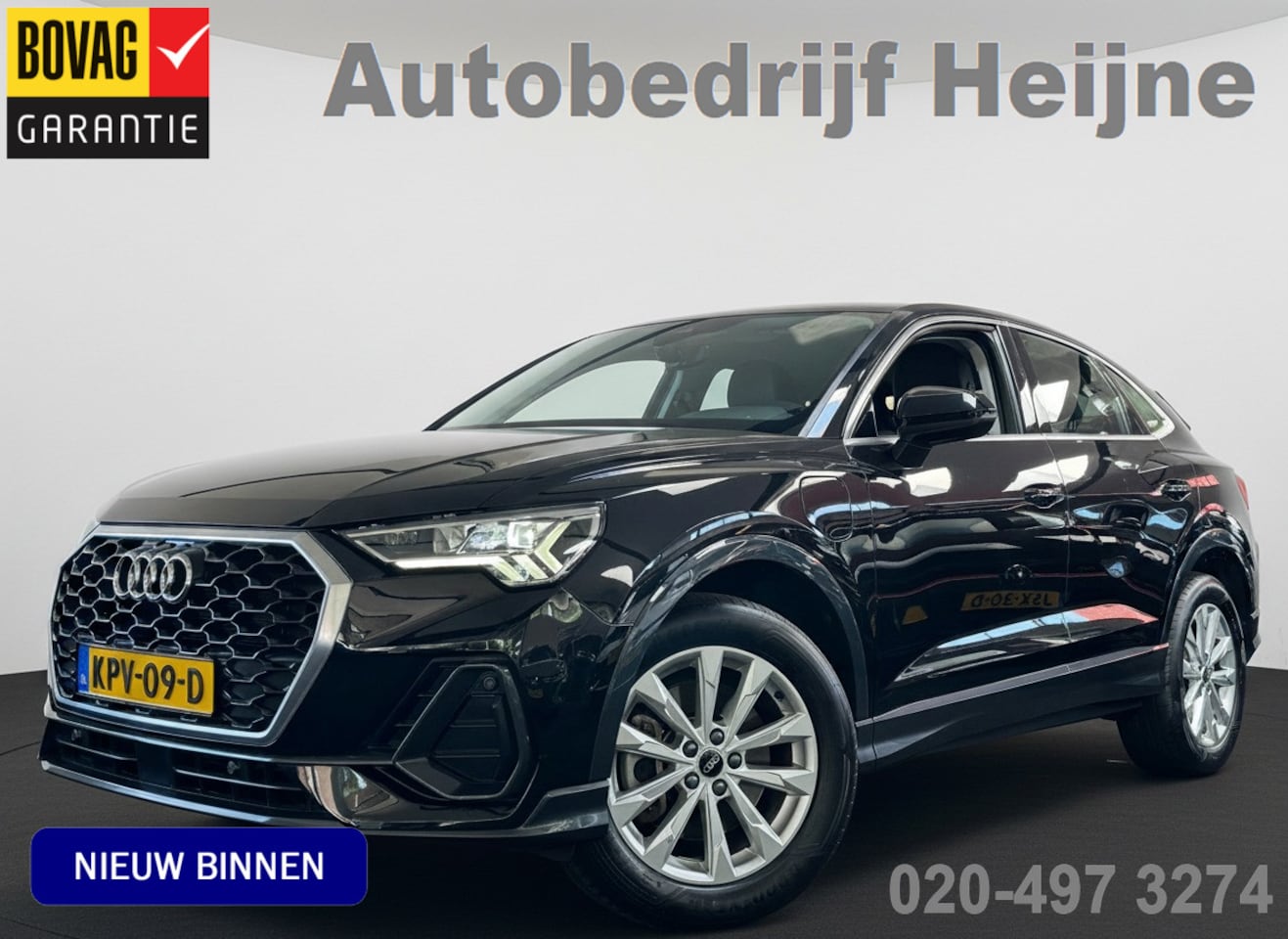 Audi Q3 Sportback - 45 TFSI e 245PK BUSINESS EDITION PHEV LEDER/NAVICAMERA/CARPLAY/ELEKTR.KLEP - AutoWereld.nl