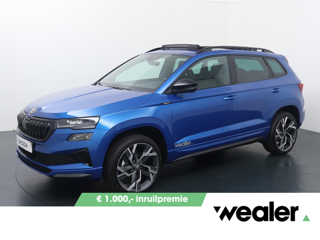 Skoda Karoq - 1.5 TSI 150 PK Sportline Business DSG | Automaat | Navigatie | Panoramadak | Skoda Sound | - AutoWereld.nl