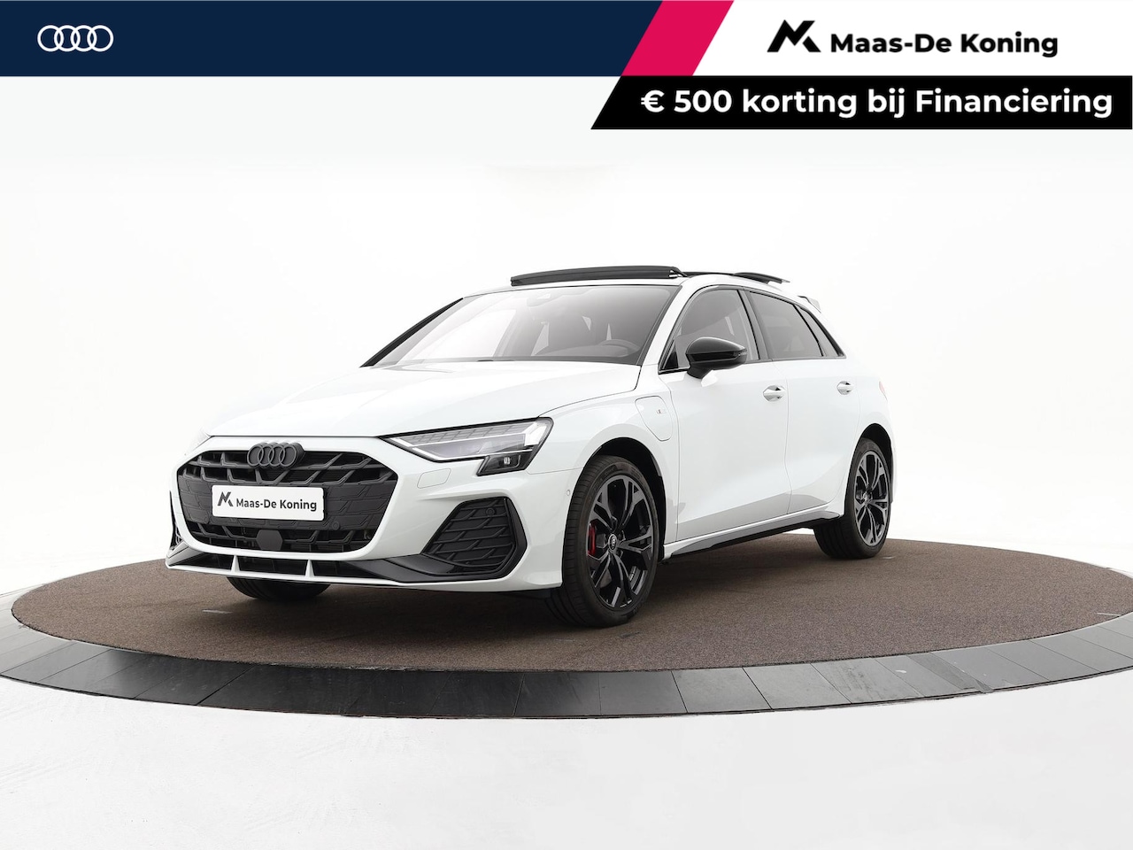 Audi A3 Sportback - 45 TFSIe 272pk S-Tronic S Edition Competition · SOH 100% · Panoramadak · Camera · Lederen - AutoWereld.nl
