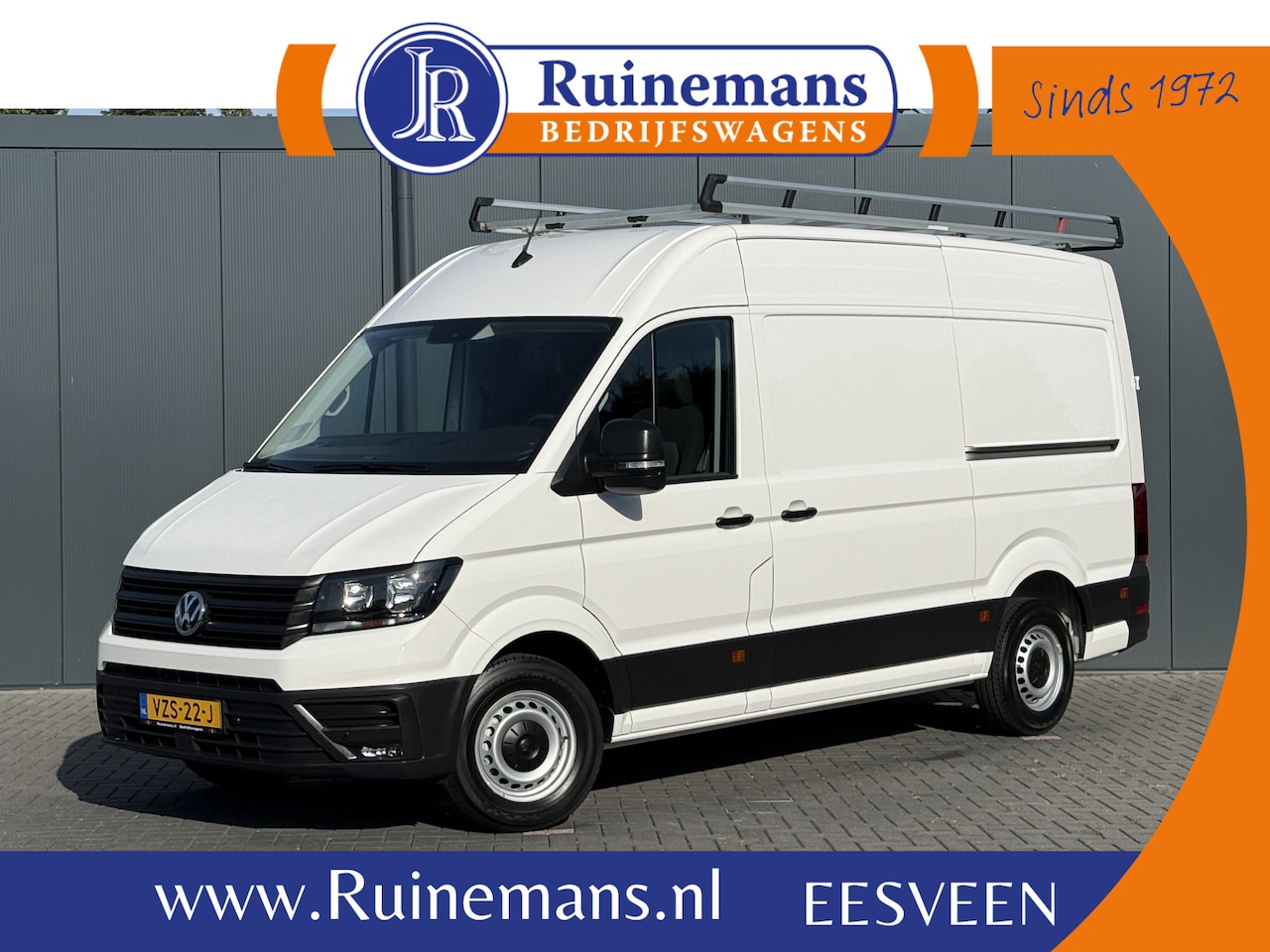 Volkswagen Crafter - 2.0 TDI 141 PK / L3H3 / 2x SCHUIFDEUR / IMPERIAAL + LADDER / 3 TONS TREKHAAK / CAMERA / 3- - AutoWereld.nl