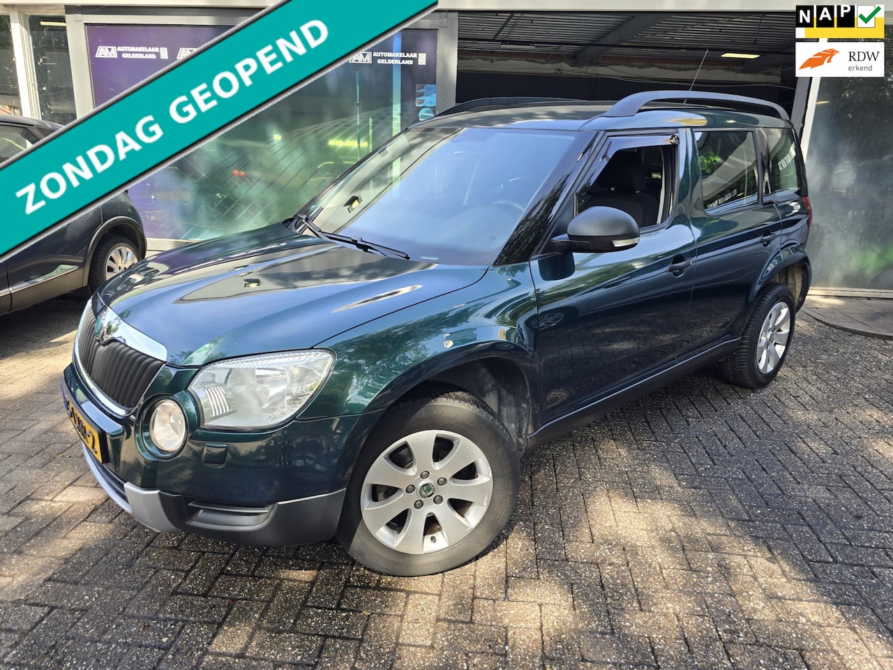 Skoda Yeti - 1.2 TSI Active Plus | 3/6 OF 12 MND GARANTIE | NW APK | AIRCO | CRUISE | TREKHAAK | - AutoWereld.nl