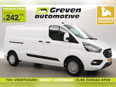 Ford Transit Custom - 2.0 TDCI L2H1 | 2800kg Trekgew. | Airco | Cruise | 3 Zits | Carplay | Trekhaak | Parkeerse
