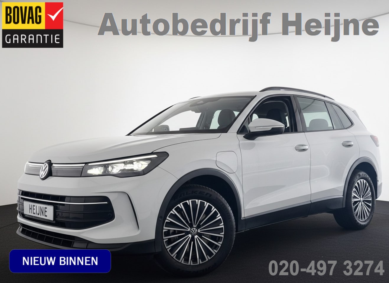 Volkswagen Tiguan - 1.5 TSI 204PK eHybrid [PHEV] DSG LIFE 360° CAMERA/HARMAN/TREKHAAK/HEADSUP *Fabrieksgaranti - AutoWereld.nl