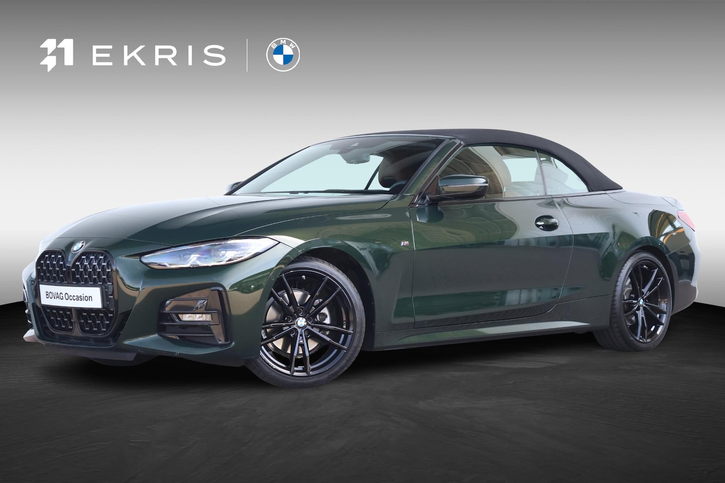 BMW 4-serie Cabrio - 420i High Executive | M-sport Pakket | Tartufo Leder | Hifi | Air Collar | Stuurverwarming - AutoWereld.nl