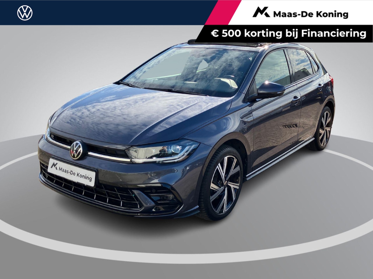 Volkswagen Polo - 1.0TSI/110PK DSG R-Line · Panoramadak · Apple/Android Car Play · Camera · Navigatie · Trek - AutoWereld.nl