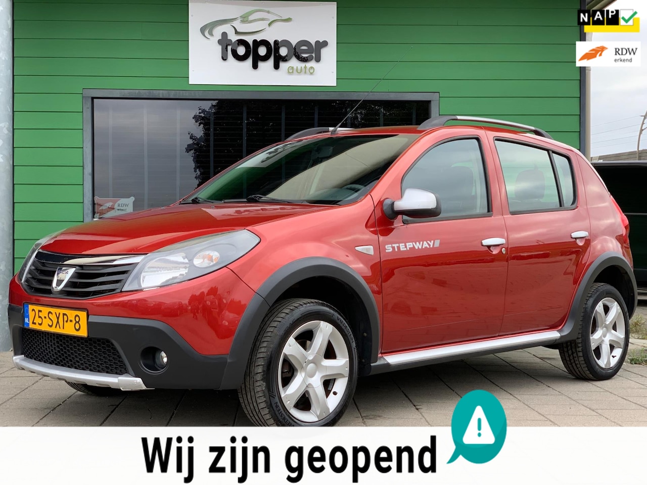 Dacia Sandero Stepway - 1.6 |1e Eigenaar|Elektrische Ramen|Airco|Nieuwe APK| - AutoWereld.nl