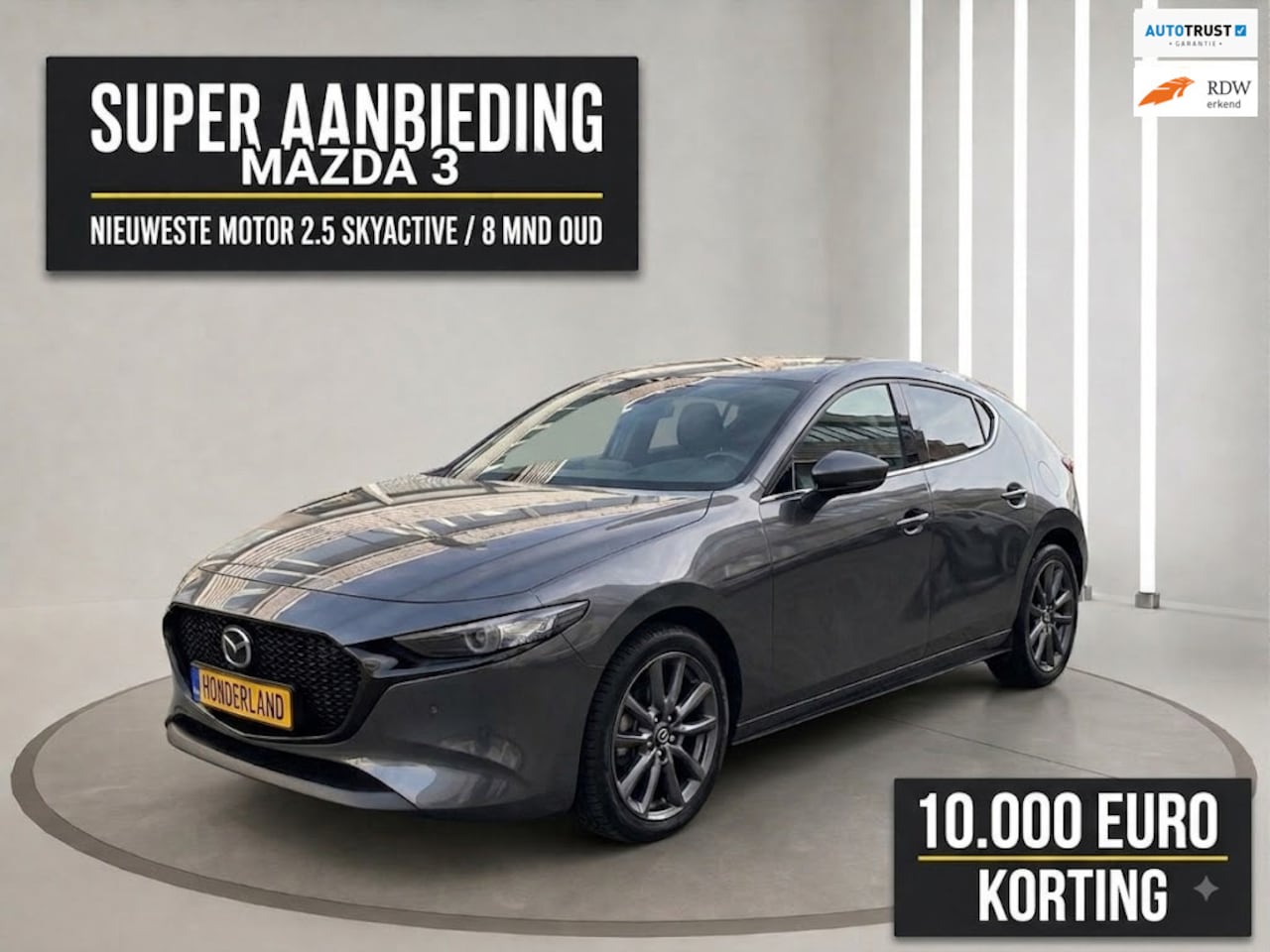 Mazda 3 - 2.5 e-SkyActiv-G M Hybrid 140 Takumi 2.5 e-SkyActiv-G M Hybrid 140 Takumi - AutoWereld.nl