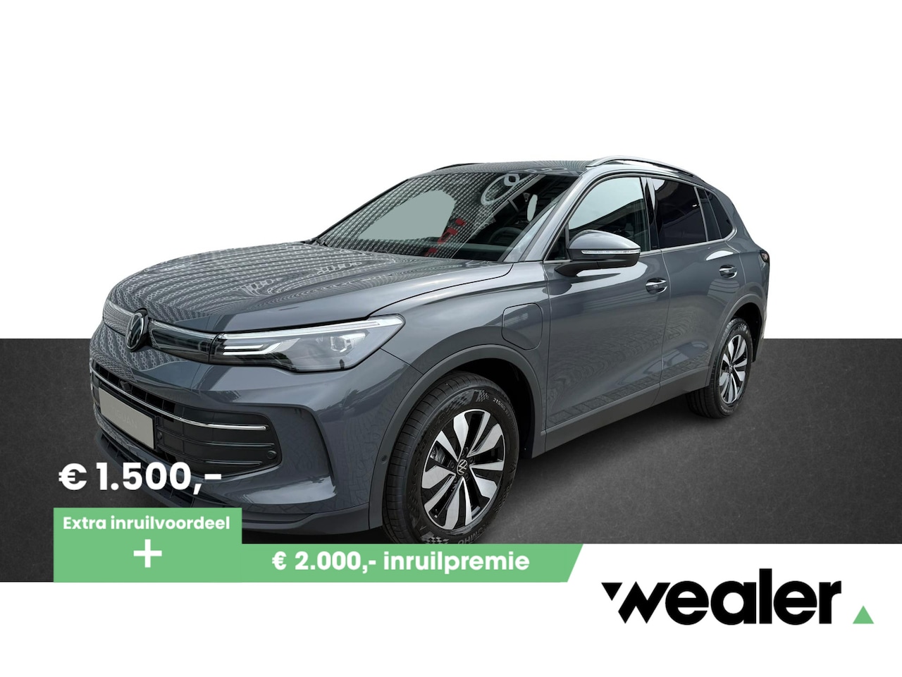 Volkswagen Tiguan - Limited Edition 1.5 eHybrid 150 kW / 204 PK DSG | Trekhaak wegklapbaar | Design pakket dar - AutoWereld.nl