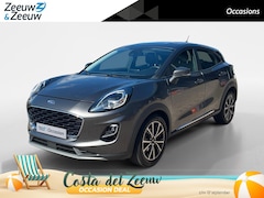 Ford Puma - 1.0 EcoBoost Hybrid Titanium | Dealer Onderhouden | Parkeersensoren Achter | 17" Lichtmeta