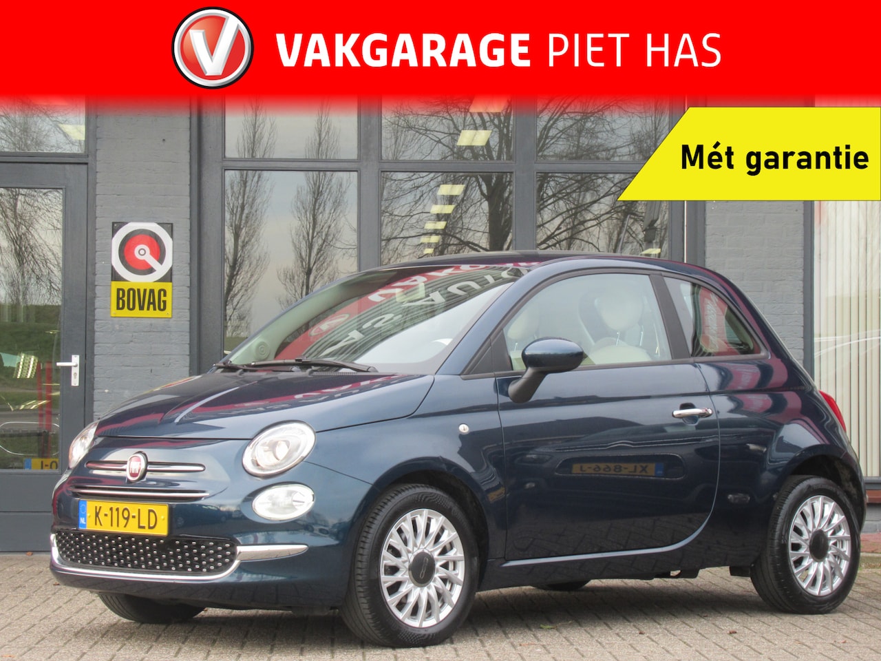 Fiat 500 - 1.0 Mild Hybrid Lounge | Airco | Android Auto | Parkeersensoren | Incl. BOVAG Garantie | B - AutoWereld.nl