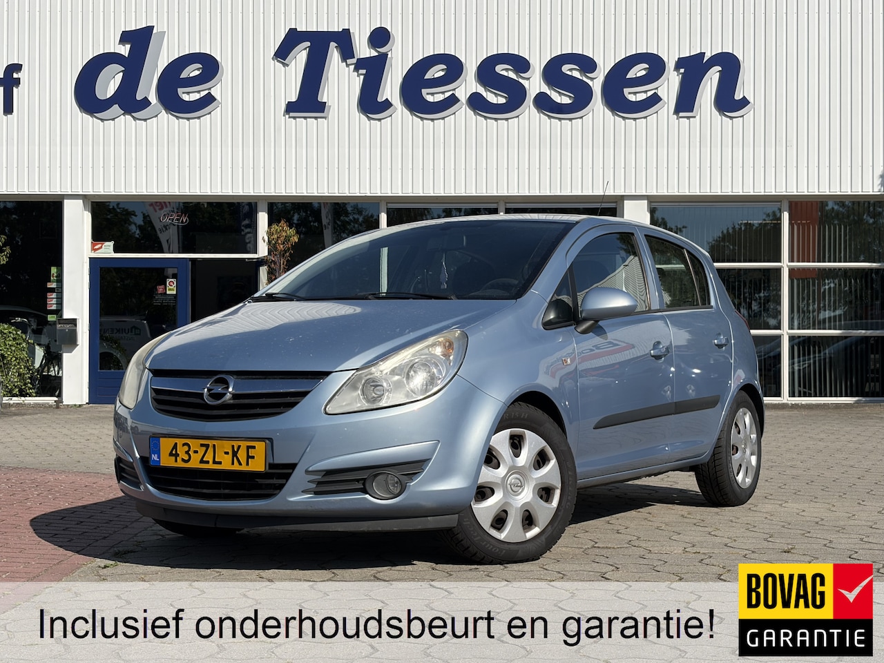 Opel Corsa - 1.4-16V Enjoy AUTOMAAT | Trekhaak | Airco | Rijklaar met beurt & garantie! - AutoWereld.nl