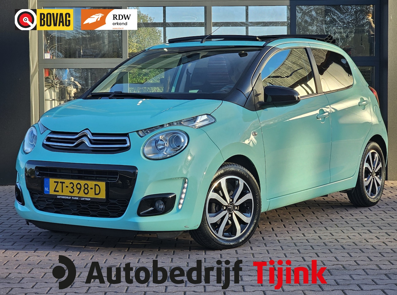 Citroën C1 - 1.0 VTi Airscape Shine | Cabrio | Automaat | Airco | Camera | Connecting Box | Elektro pak - AutoWereld.nl