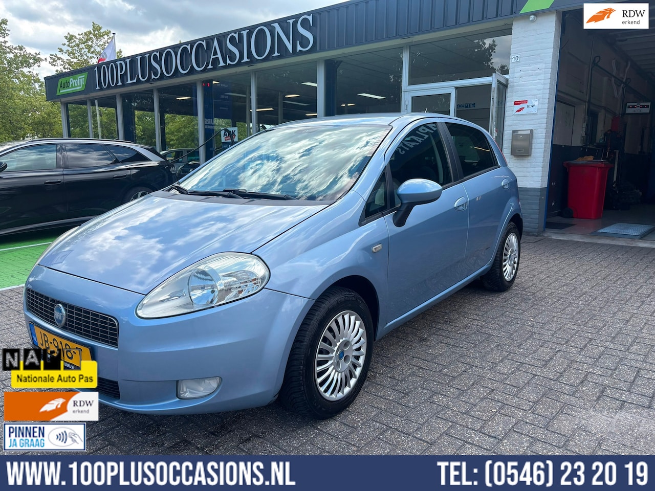 Fiat Grande Punto - 1.4 Dynamic | Kleine beurt | 5 deurs | Airco - AutoWereld.nl