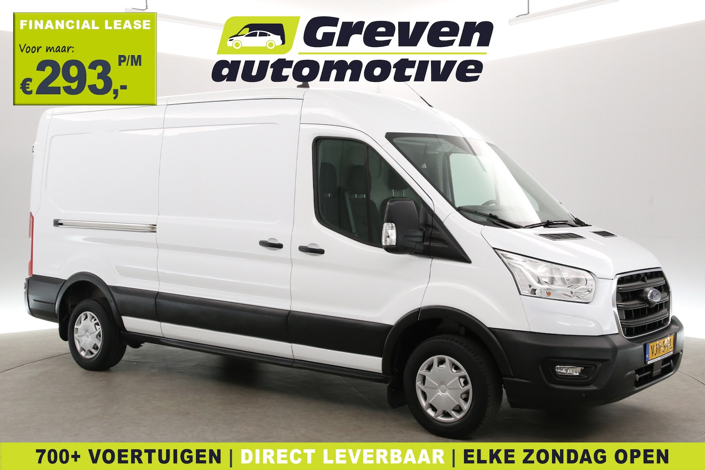 Ford Transit - 2.0 TDCI L3H2 | Airco | Cruise | 3 Zits | 2xSchuifdeur | Parkeersens. - AutoWereld.nl
