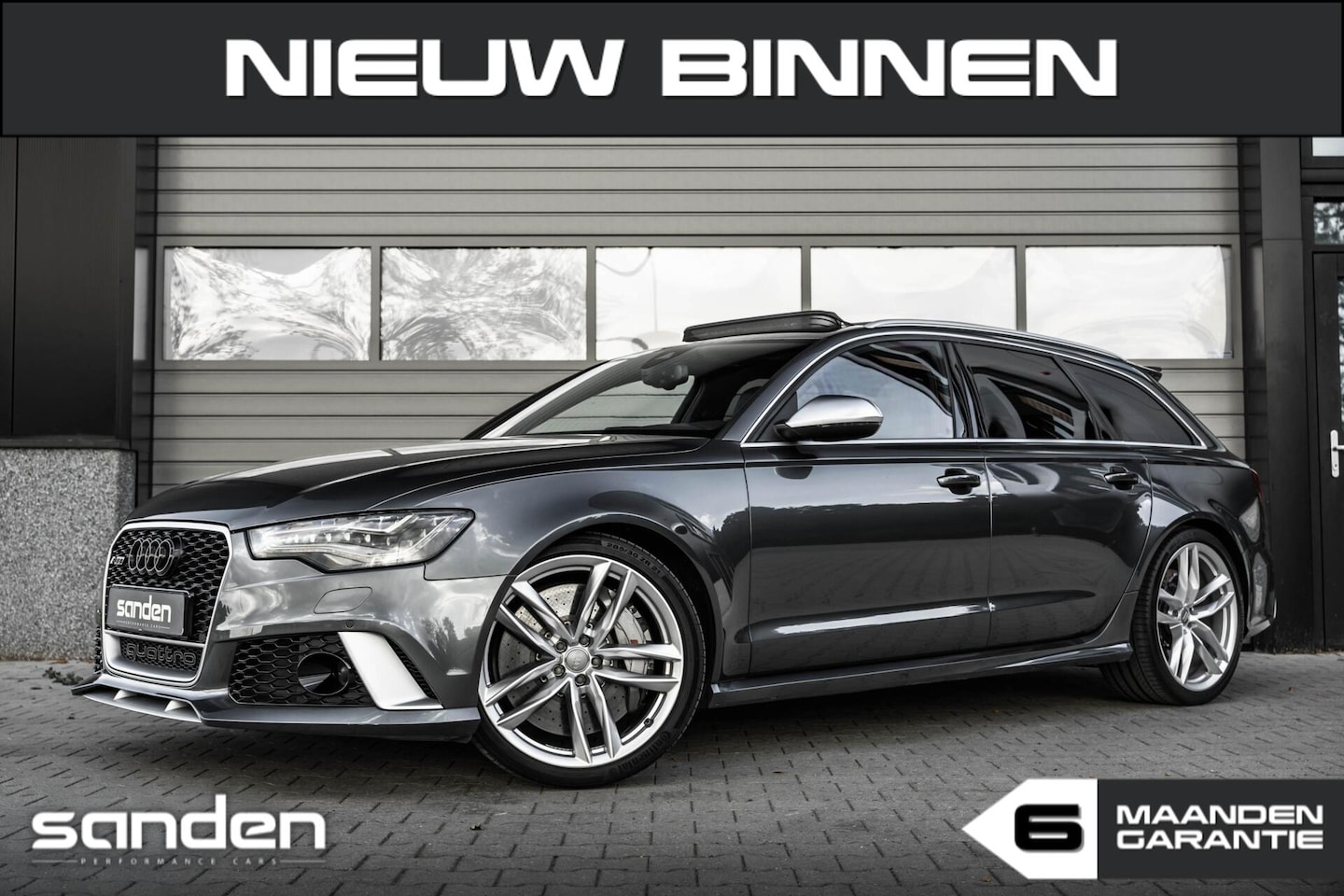Audi RS6 - Avant 4.0 TFSI RS 6 quattro Pro Line Plus |Ceramic|Pano|Milltek|Carbon - AutoWereld.nl