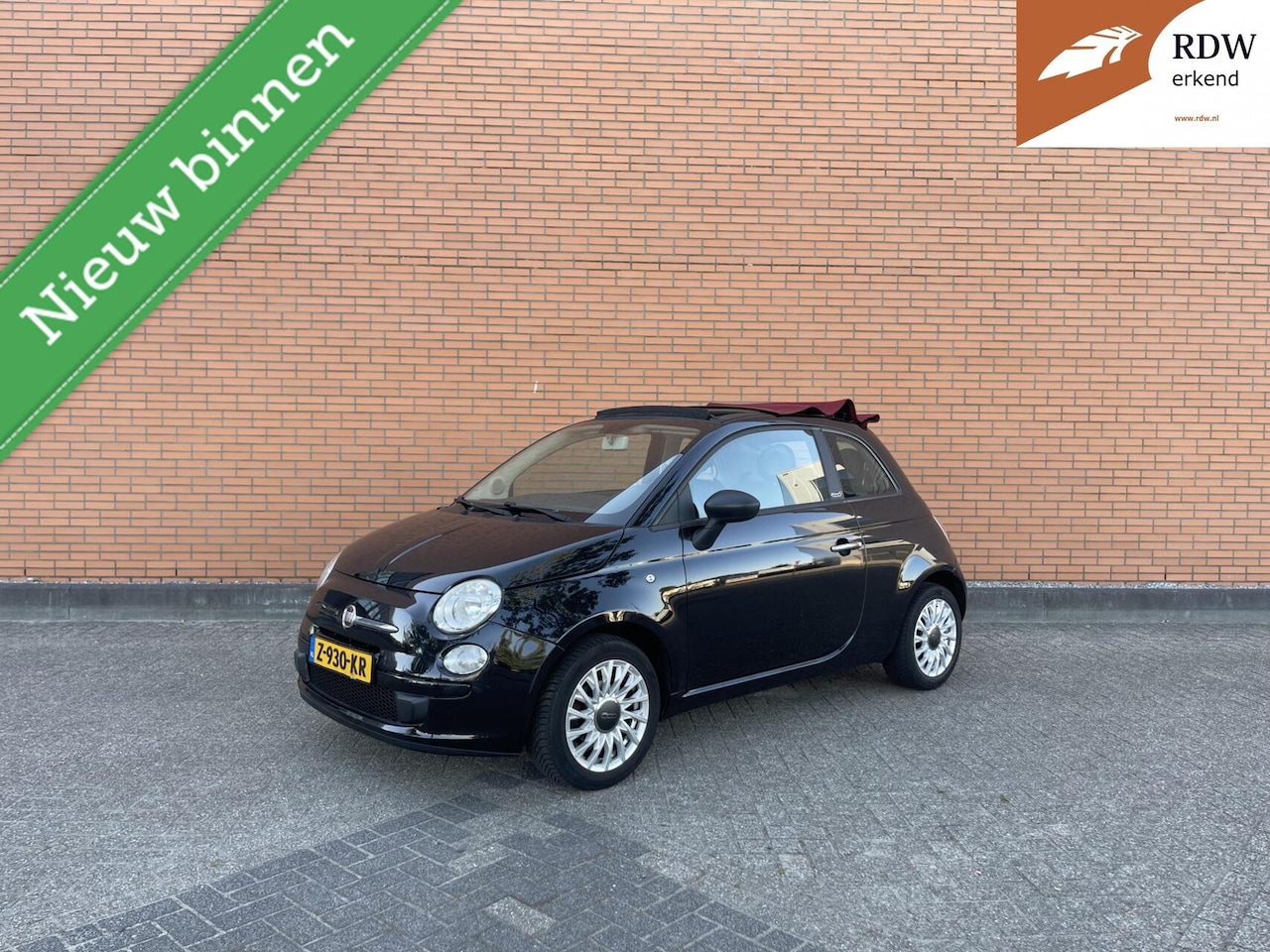 Fiat 500 - 1.2 Pop CABRIO | NAVI | 118DKM | ELEK-PAKKET | APK - AutoWereld.nl