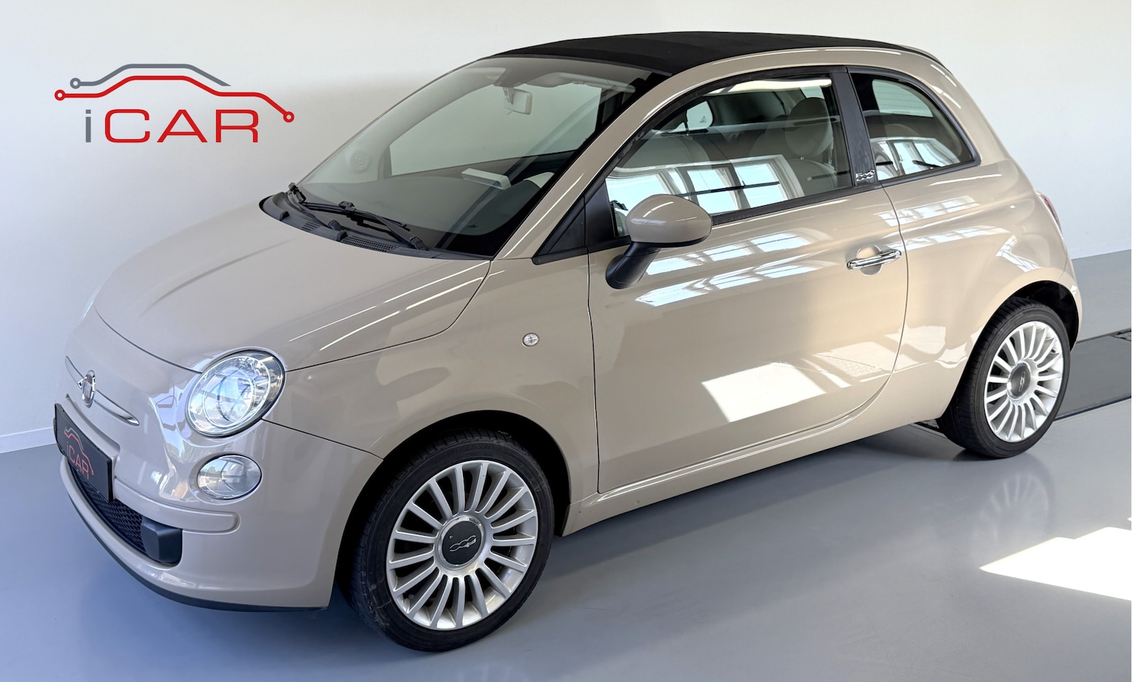 Fiat 500 C - 1.2 Cappuccino-Cabrio-91.000KM-Carplay - AutoWereld.nl