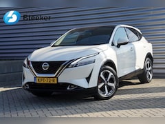 Nissan Qashqai - 1.3 MHEV N-Connecta Black Edition Airco HUD Stoel Verwarmd Cruise Navi Leer