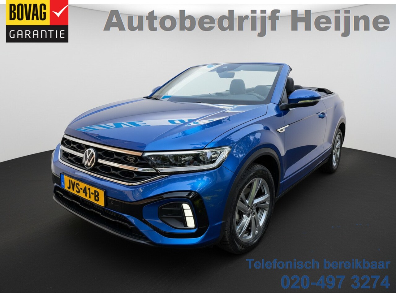 Volkswagen T-Roc Cabrio - 1.5 TSI 150PK DSG R-LINE SPORT LED/NAVI/CARPLAY/TREKHAAK - AutoWereld.nl