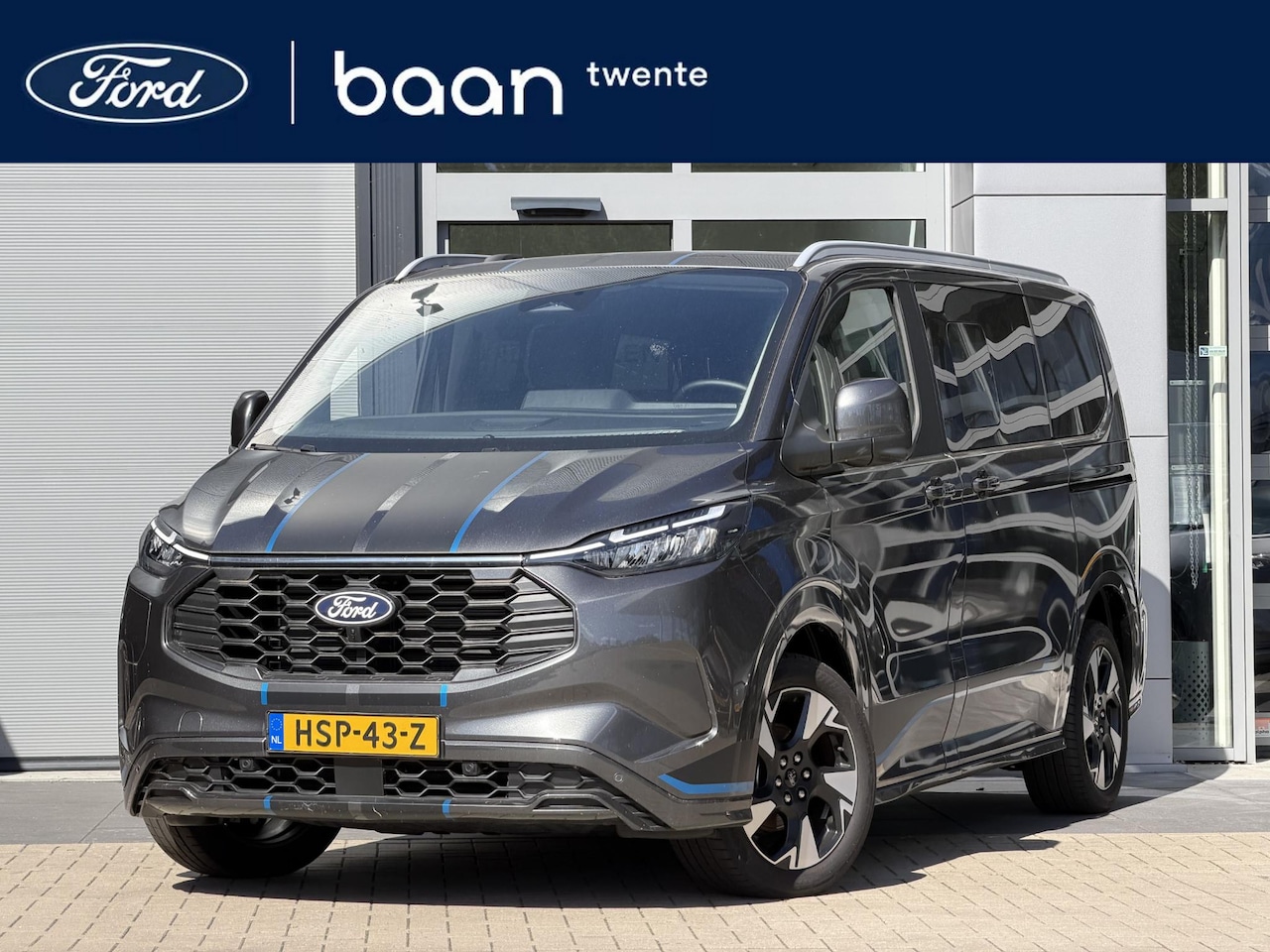 Ford Tourneo Custom - PHEV 233PK L1 Sport | Geel kenteken | Incl. BPM & BTW | 8 Persoons | Panoramadak | Inklapb - AutoWereld.nl