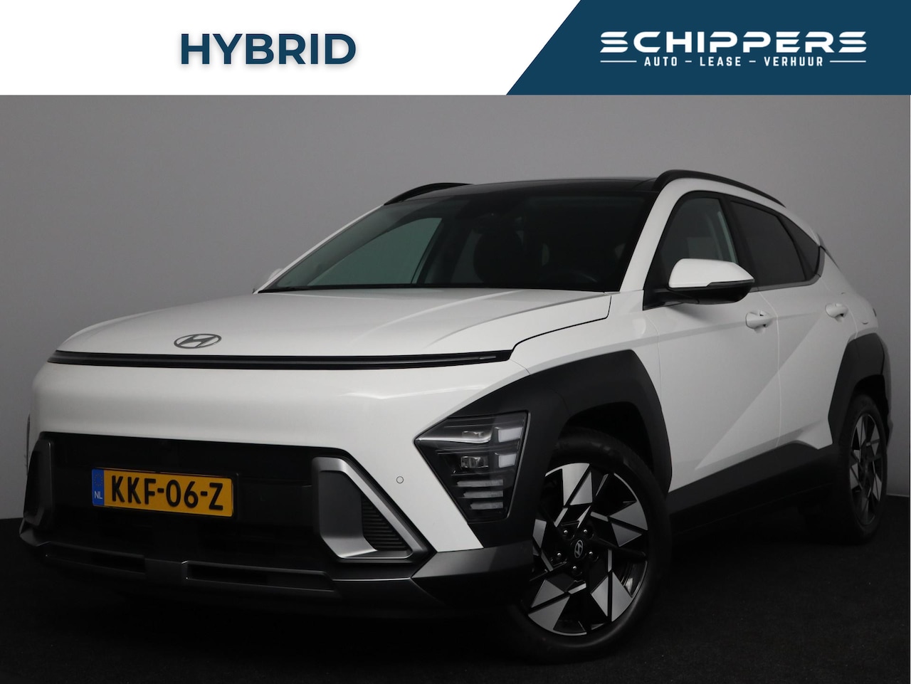 Hyundai Kona - 1.6 GDI HEV Premium Sky | Glazen panoramadak | Navigatie | Leder - AutoWereld.nl