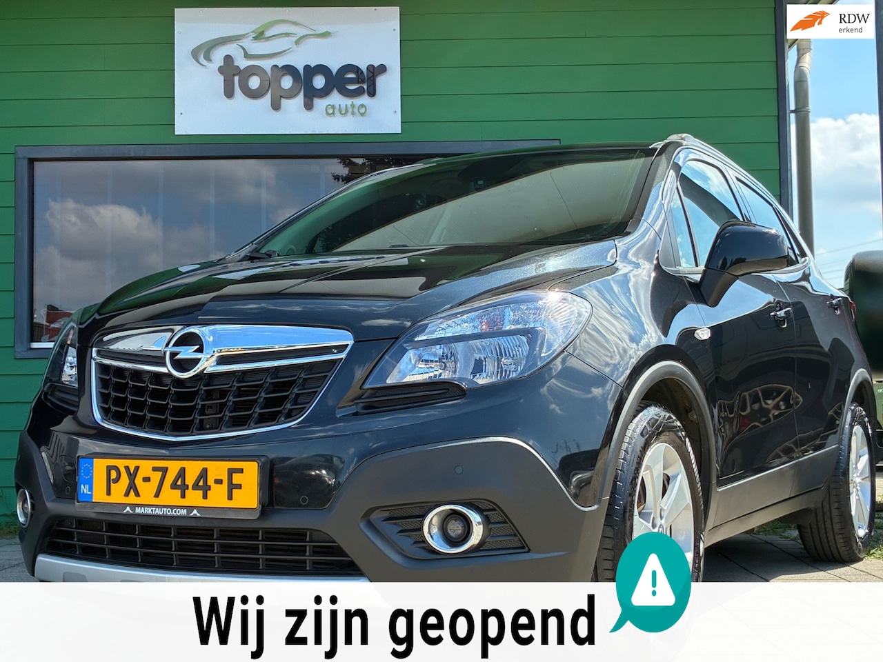 Opel Mokka - 1.4 T Cosmo|2e Eigenaar|Automaat|D-riem v.v.|Camera|Climatronic|CruiseControl|Trekhaak| - AutoWereld.nl