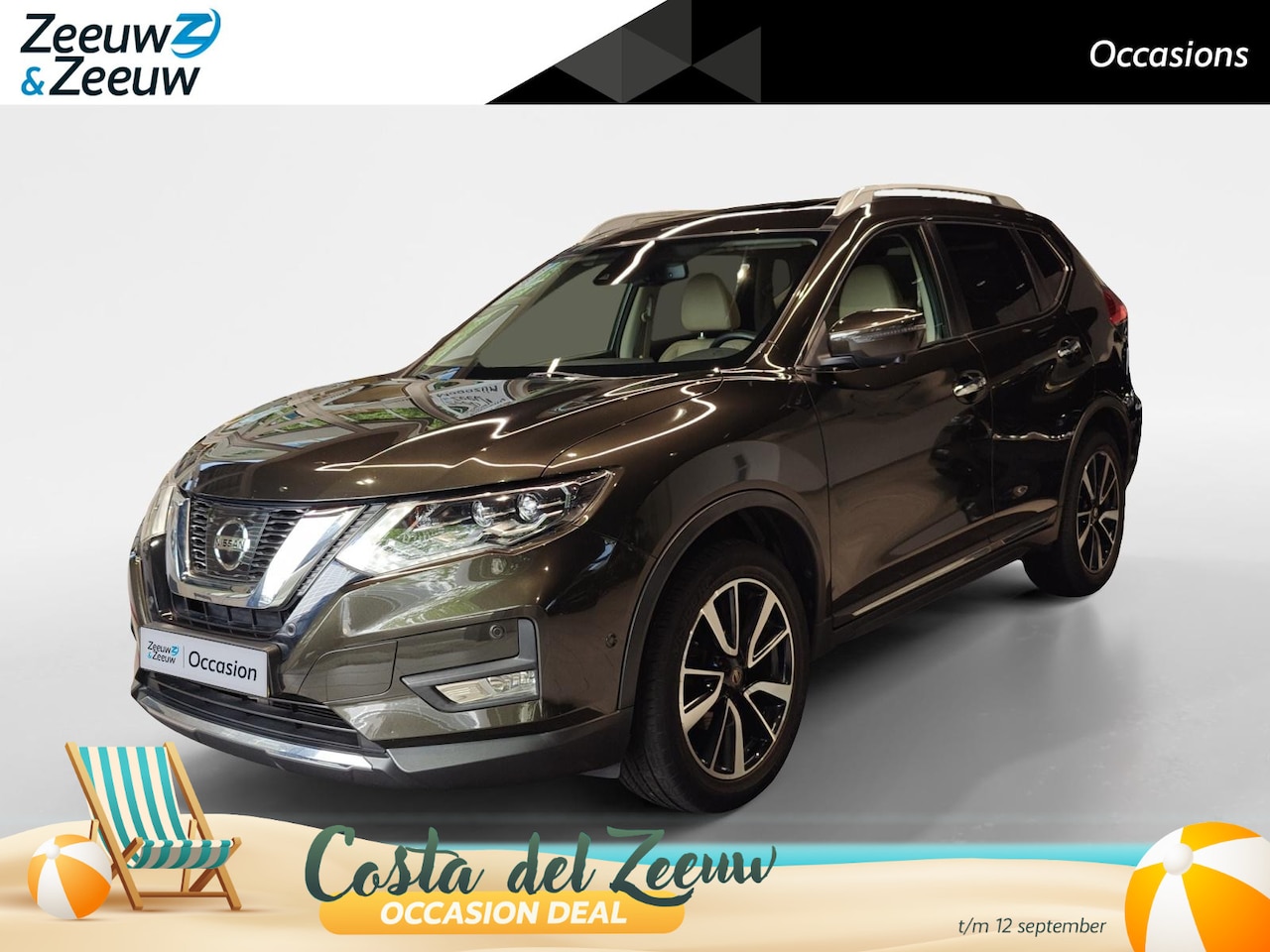 Nissan X-Trail - 1.6 DIG-T Tekna | DEALER ONDERHOUDEN | PANORAMA DAK | 360 CAMERA | ELEKTRISCHE ACHTERKLEP - AutoWereld.nl